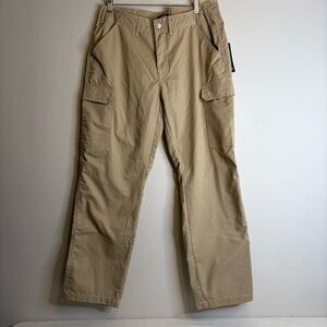 True Religion Men’s Cargo Pants Beige‎ Khaki Travernite color Size 34